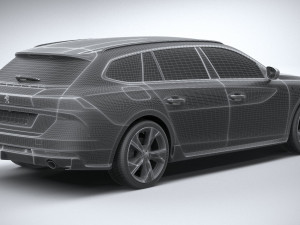 Peugeot 508 SW PSE 2021 Modelo 3D