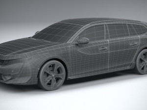 Peugeot 508 SW PSE 2021 Modelo 3D