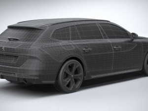 Peugeot 508 SW PSE 2021 Modelo 3D