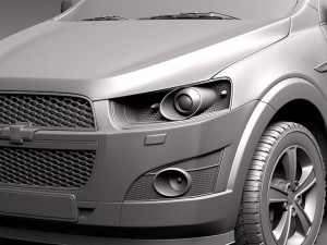 Chevrolet Captiva 2012 Modelo 3D