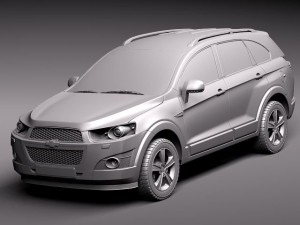 Chevrolet Captiva 2012 Modelo 3D