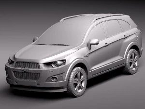 Chevrolet Captiva 2012 3D Model