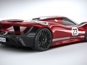 Porsche 917 Concept 2021 3D 모델
