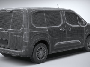 Toyota Proace City Van 2020 3D-Modell