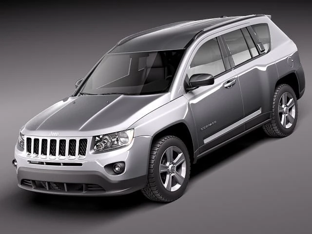 Джип Компас 2011 г. 3D Модель .c4d .max .obj .3ds .fbx .stl .blend 