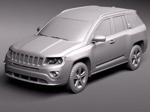 Jeep Compass 2011 Model 3D