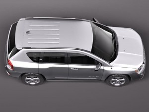 Jeep Compass 2011 Model 3D