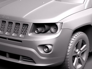 Jeep Compass 2011 Model 3D