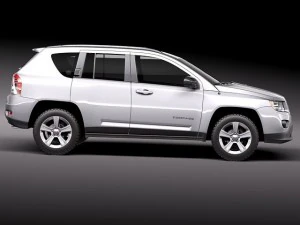 Джип Компас 2011 г. 3D Модель