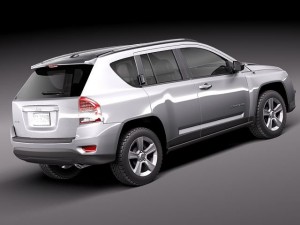 Jeep Compass 2011 Model 3D