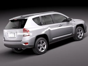 Джип Компас 2011 г. 3D Модель