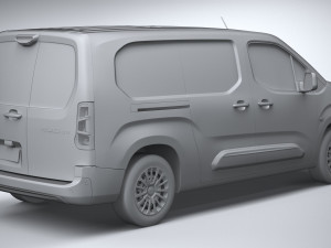 Toyota Proace City Van Long 2020 Modello 3D