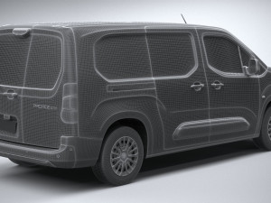 Toyota Proace City Van Long 2020 Modello 3D