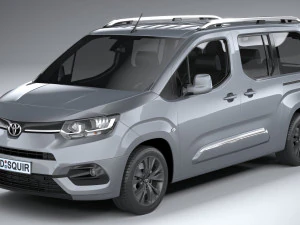 Toyota Proace City Verso 2020 3D Model