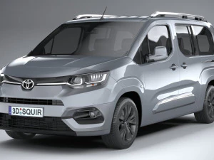 Toyota Proace City Verso 2020 3D Model