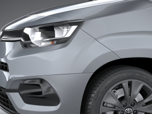 Toyota Proace City Verso 2020 3D Модель