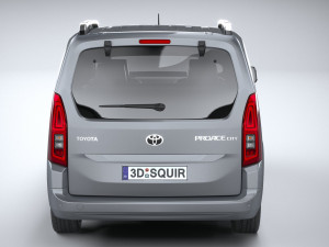 Toyota Proace City Verso 2020 3D Модель