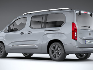 Toyota Proace City Verso 2020 3D Модель