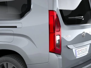 Toyota Proace City Verso 2020 3D Model