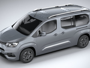 Toyota Proace City Verso 2020 3D Модель