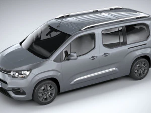 Toyota Proace City Verso 2020 3D Model
