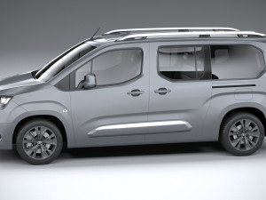 Toyota Proace City Verso 2020 3D Модель