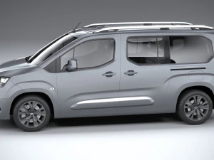 Toyota Proace City Verso 2020 3D Model