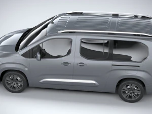 Toyota Proace City Verso 2020 3D Model
