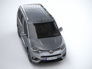 Toyota Proace City Verso 2020 3D Модель