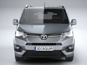 Toyota Proace City Verso 2020 3D Model