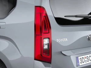 Toyota Proace City Verso 2020 3D Model