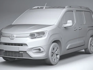 Toyota Proace City Verso 2020 3D Model