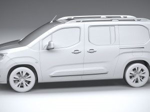 Toyota Proace City Verso 2020 3D Модель