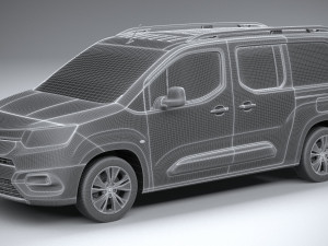 Toyota Proace City Verso 2020 3D Модель