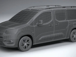 Toyota Proace City Verso 2020 3D Model