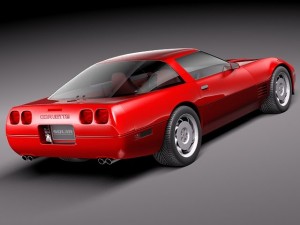 Chevrolet Corvette C4 ZR1 3D Model