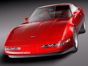 Chevrolet Corvette C4 ZR1 3D Model