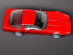 Chevrolet Corvette C4 ZR1 3D Model