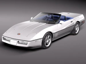 Chevrolet Corvette C4 Cabriolet Modèle 3D