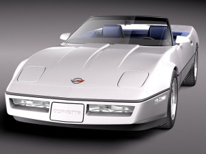 Chevrolet Corvette C4 Convertible Modèle 3D