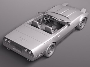 Chevrolet Corvette C4 Convertible Modèle 3D