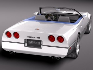 Chevrolet Corvette C4 Convertible Modèle 3D
