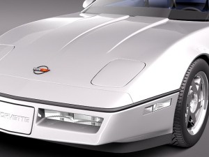 Chevrolet Corvette C4 Convertible Modèle 3D