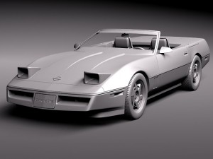 Chevrolet Corvette C4 Convertible Modèle 3D