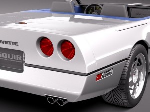 Chevrolet Corvette C4 Convertible Modèle 3D