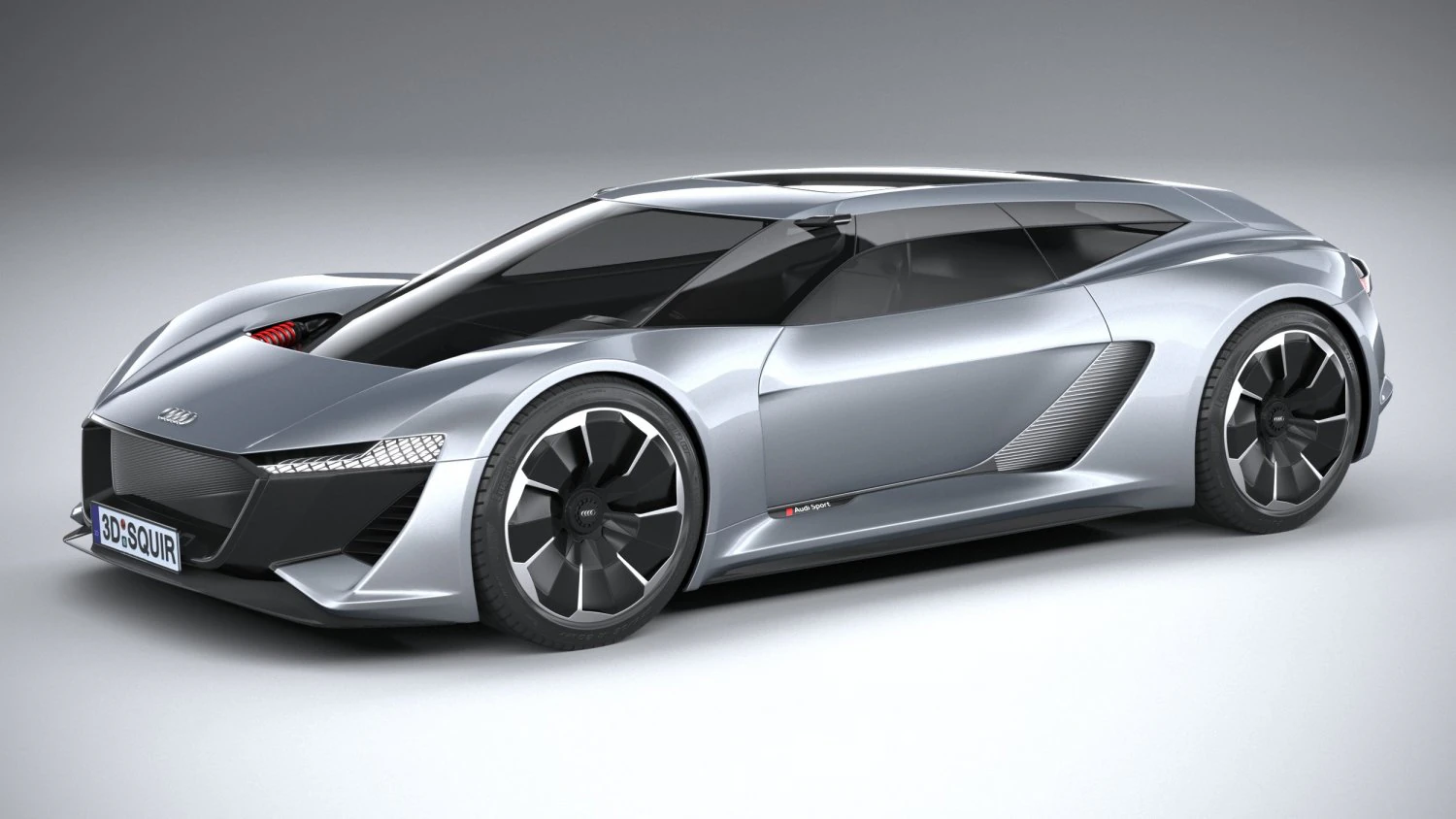 Conceito Audi PB18 E-tron Modelo 3D .c4d .max .obj .3ds .fbx .stl .blend 