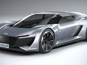 Conceito Audi PB18 E-tron Modelo 3D