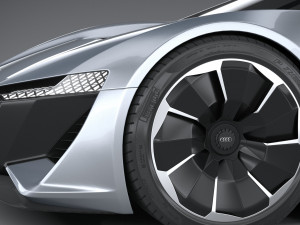 Audi PB18 E-tron Concept 3D Модель