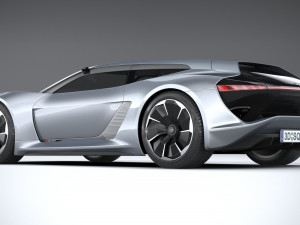 Audi PB18 E-tron Concept 3D Модель