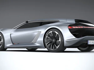 Conceito Audi PB18 E-tron Modelo 3D